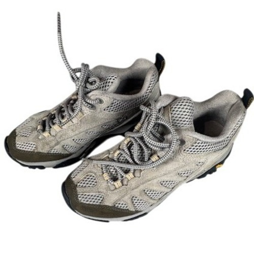 Merrell Mesa Ventilator II Women's‎ 7.5 Hiking Trail Shoes Suede Mesh Vibram